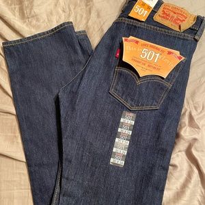 BRAND NEW LEVI 501s!